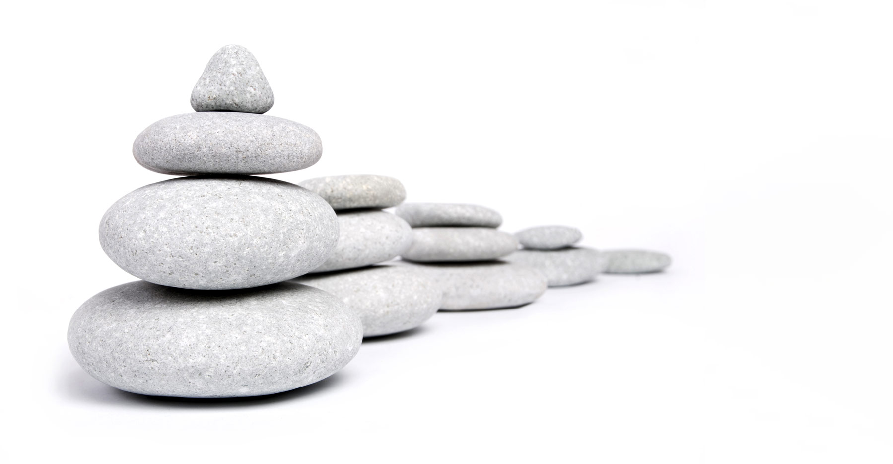 active physio in Hamburg, gestapelte Zensteine